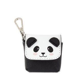 No Boundaries Wireless Earbuds Case Black White Panda